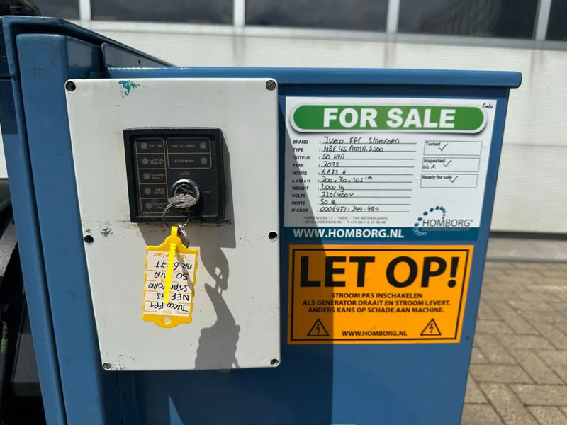 Iveco FPT NEF 45 AM1A.S500 Stamford 50 kVA generatorset - Elektrinis generatorius: foto 5 Iveco FPT NEF 45 AM1A.S500 Stamford 50 kVA generatorset - Elektrinis generatorius: foto 5