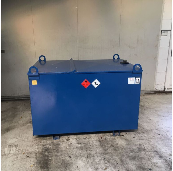 Kiwa IBC Elzinga Machinefabriek 1000 liter IBC Dieseltank met handpomp - Sandėliavimo talpykla: foto 2 Kiwa IBC Elzinga Machinefabriek 1000 liter IBC Dieseltank met handpomp - Sandėliavimo talpykla: foto 2