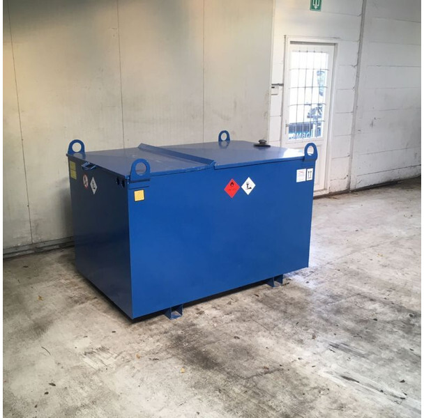 Kiwa IBC Elzinga Machinefabriek 1000 liter IBC Dieseltank met handpomp - Sandėliavimo talpykla: foto 1 Kiwa IBC Elzinga Machinefabriek 1000 liter IBC Dieseltank met handpomp - Sandėliavimo talpykla: foto 1