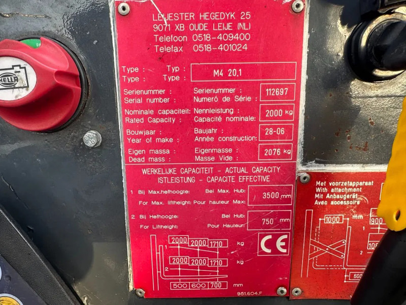 Moffett M4 20.1 Kubota Diesel Kooiaap 2 ton Sideshift Positioner Meeneemheftruck - Montuojamas prie sunkvežimio krautuvas: foto 5 Moffett M4 20.1 Kubota Diesel Kooiaap 2 ton Sideshift Positioner Meeneemheftruck - Montuojamas prie sunkvežimio krautuvas: foto 5