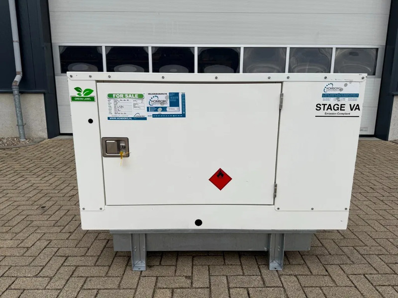 Perkins 403A-15 Mecc Alte Spa 17 kVA Silent generatorset as New ! 250 hours ! - Elektrinis generatorius: foto 1 Perkins 403A-15 Mecc Alte Spa 17 kVA Silent generatorset as New ! 250 hours ! - Elektrinis generatorius: foto 1