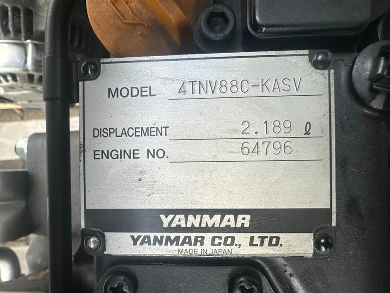 Yanmar 4TNV88C - KASV Stage 5 motor 48 PK Stage V New ! - Variklis - Krovimo technika: foto 4 Yanmar 4TNV88C - KASV Stage 5 motor 48 PK Stage V New ! - Variklis - Krovimo technika: foto 4