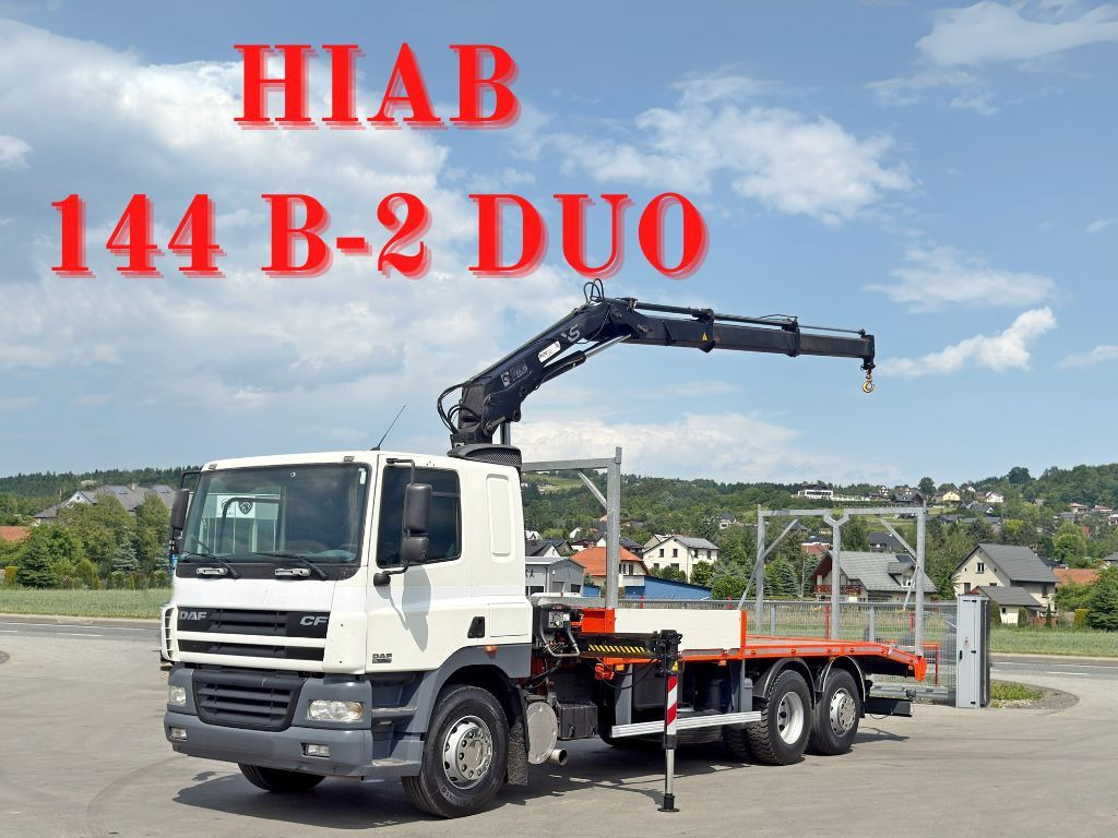 DAF CF 85.380*ABSCHLEPPWAGEN 7,20m+ HIAB 144 B-2 DUO - Evakuatorius: foto 1 DAF CF 85.380*ABSCHLEPPWAGEN 7,20m+ HIAB 144 B-2 DUO - Evakuatorius: foto 1
