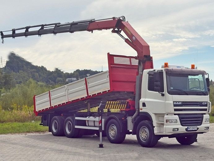 DAF CF 85.380 * HMF 2823 K6 (B3) + FUNK * 8x4 * TOP - Sunkvežimis su kranu: foto 2 DAF CF 85.380 * HMF 2823 K6 (B3) + FUNK * 8x4 * TOP - Sunkvežimis su kranu: foto 2