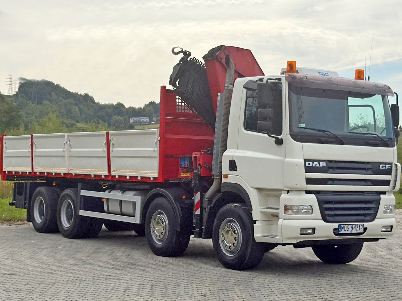 DAF CF 85.380 * HMF 2823 K6 (B3) + FUNK * 8x4 * TOP - Sunkvežimis su kranu: foto 4 DAF CF 85.380 * HMF 2823 K6 (B3) + FUNK * 8x4 * TOP - Sunkvežimis su kranu: foto 4
