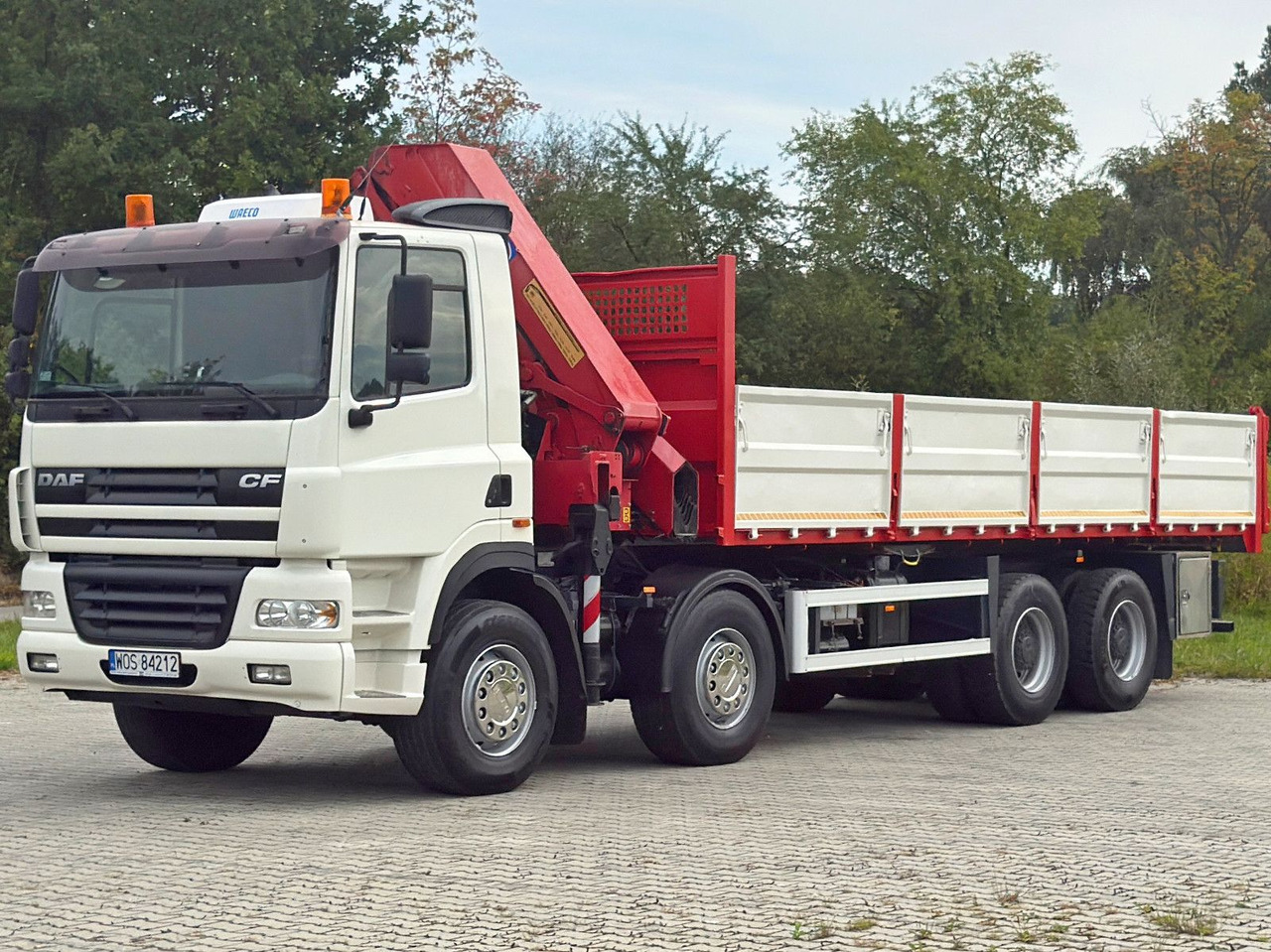 DAF CF 85.380 * HMF 2823 K6 (B3) + FUNK * 8x4 * TOP - Sunkvežimis su kranu: foto 3 DAF CF 85.380 * HMF 2823 K6 (B3) + FUNK * 8x4 * TOP - Sunkvežimis su kranu: foto 3