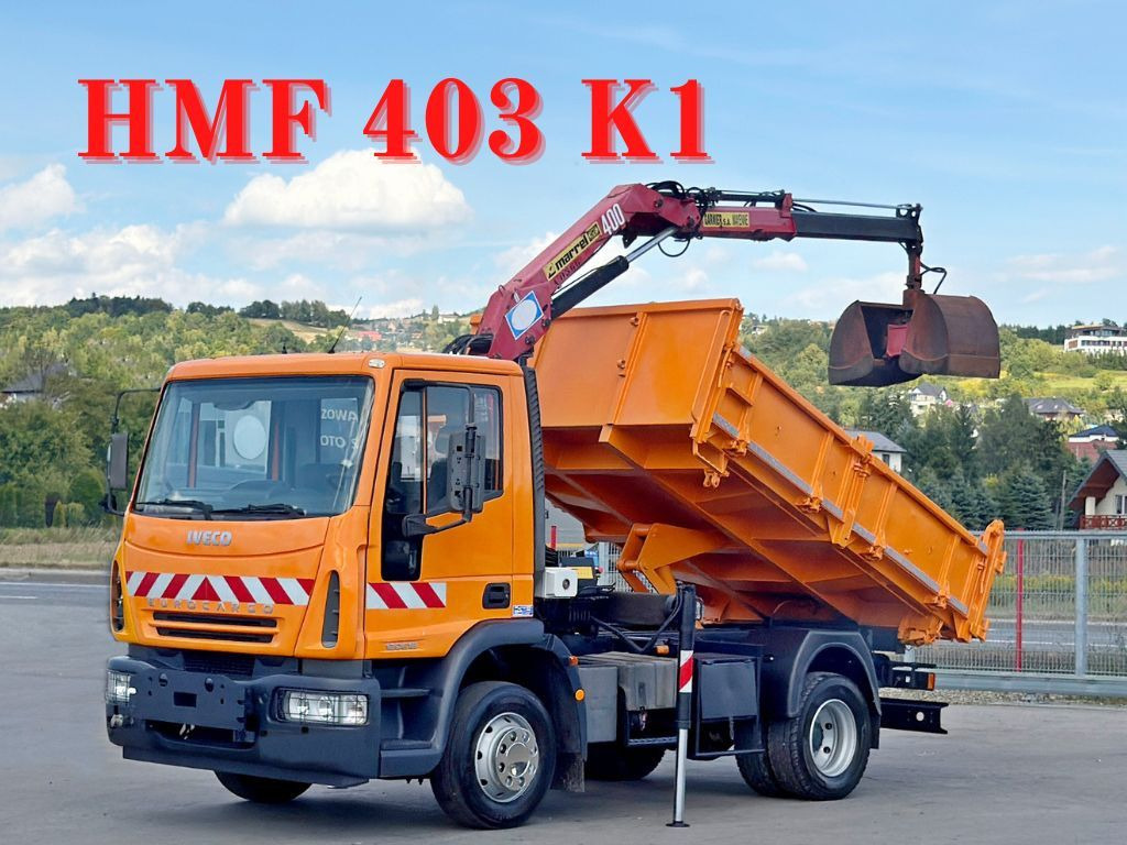 Iveco EUROCARGO 120E18 * HMF 403 K1 * TOPZUSTAND - Mažas savivartis: foto 1 Iveco EUROCARGO 120E18 * HMF 403 K1 * TOPZUSTAND - Mažas savivartis: foto 1