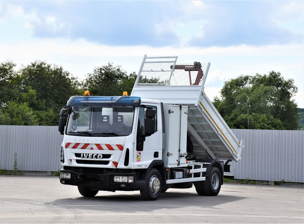 Iveco EUROCARGO 75E16* KIPPER 3,10m* KRAN - Savivartis sunkvežimis: foto 1 Iveco EUROCARGO 75E16* KIPPER 3,10m* KRAN - Savivartis sunkvežimis: foto 1