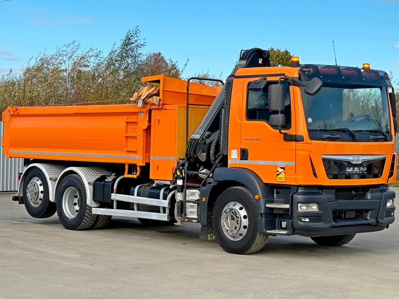 MAN TGM 26.290* KIPPER 4,60m*HIAB 111 B-3 HIDUO/FUNK - Savivartis sunkvežimis, Sunkvežimis su kranu: foto 3 MAN TGM 26.290* KIPPER 4,60m*HIAB 111 B-3 HIDUO/FUNK - Savivartis sunkvežimis, Sunkvežimis su kranu: foto 3