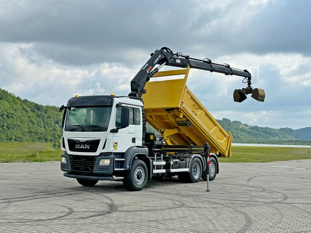 MAN TGS 26.400 * HIAB X-HIDUO 188 E-3 + FUNK * 6x4 - Sunkvežimis su kranu: foto 2 MAN TGS 26.400 * HIAB X-HIDUO 188 E-3 + FUNK * 6x4 - Sunkvežimis su kranu: foto 2