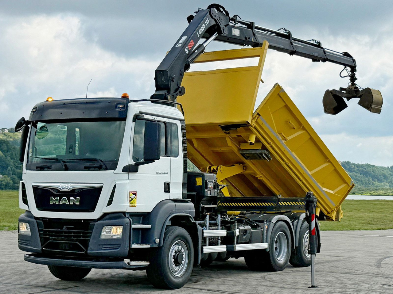 MAN TGS 26.400 * HIAB X-HIDUO 188 E-3 + FUNK * 6x4 - Sunkvežimis su kranu: foto 3 MAN TGS 26.400 * HIAB X-HIDUO 188 E-3 + FUNK * 6x4 - Sunkvežimis su kranu: foto 3