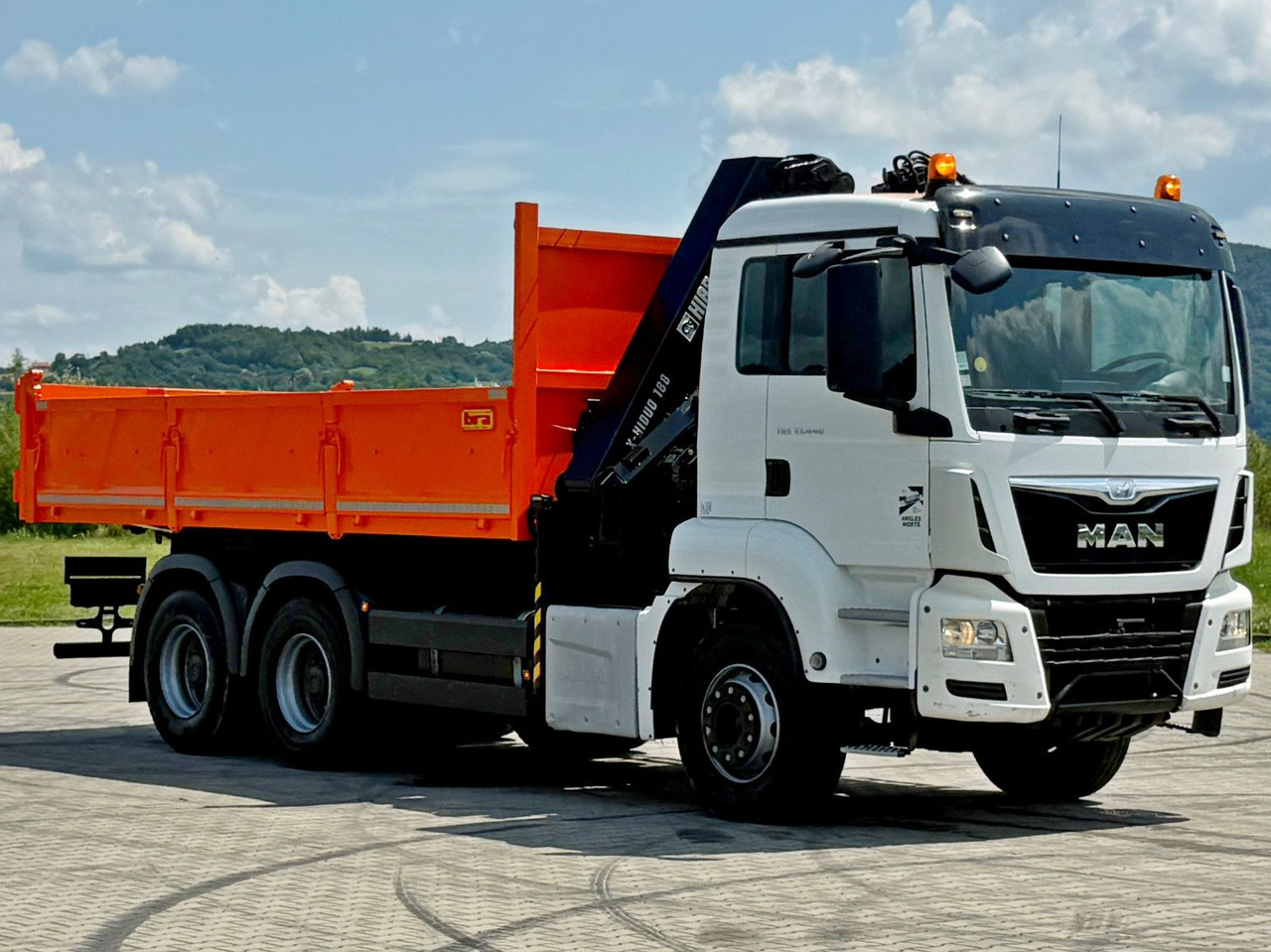 MAN TGS 33.440 * HIAB X-HIDUO 188 E-5 + FUNK * 6x4 - Sunkvežimis su kranu: foto 4 MAN TGS 33.440 * HIAB X-HIDUO 188 E-5 + FUNK * 6x4 - Sunkvežimis su kranu: foto 4