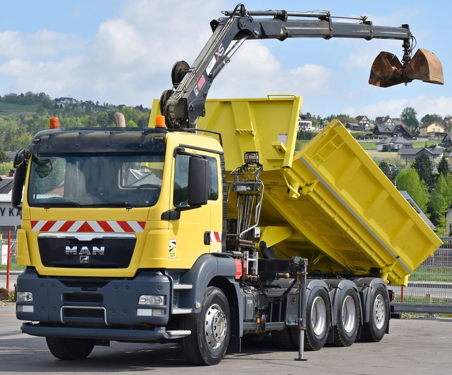 MAN TGS 35.440 * HIAB 122 B-3 DUO / 8x4 - Sunkvežimis su kranu, Savivartis sunkvežimis: foto 3 MAN TGS 35.440 * HIAB 122 B-3 DUO / 8x4 - Sunkvežimis su kranu, Savivartis sunkvežimis: foto 3