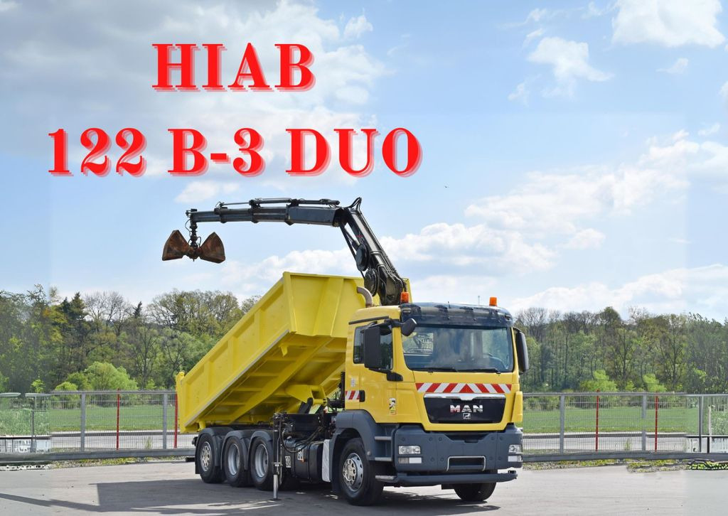 MAN TGS 35.440 * HIAB 122 B-3 DUO / 8x4 - Sunkvežimis su kranu, Savivartis sunkvežimis: foto 1 MAN TGS 35.440 * HIAB 122 B-3 DUO / 8x4 - Sunkvežimis su kranu, Savivartis sunkvežimis: foto 1