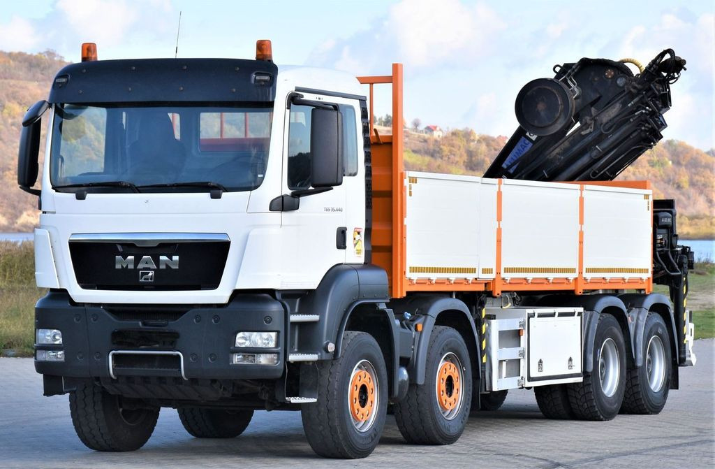 MAN TGS 35.440 * HIAB 322 EP-5HIPRO+FUNK / 8x4! MAN TGS 35.440 * HIAB 322 EP-5HIPRO+FUNK / 8x4! - Sunkvežimis su kranu, Platforminis/ Bortinis sunkvežimis: foto 3 MAN TGS 35.440 * HIAB 322 EP-5HIPRO+FUNK / 8x4! MAN TGS 35.440 * HIAB 322 EP-5HIPRO+FUNK / 8x4! - Sunkvežimis su kranu, Platforminis/ Bortinis sunkvežimis: foto 3