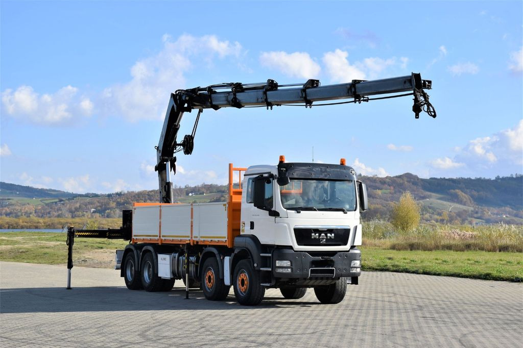 MAN TGS 35.440 * HIAB 322 EP-5HIPRO+FUNK / 8x4! MAN TGS 35.440 * HIAB 322 EP-5HIPRO+FUNK / 8x4! - Sunkvežimis su kranu, Platforminis/ Bortinis sunkvežimis: foto 2 MAN TGS 35.440 * HIAB 322 EP-5HIPRO+FUNK / 8x4! MAN TGS 35.440 * HIAB 322 EP-5HIPRO+FUNK / 8x4! - Sunkvežimis su kranu, Platforminis/ Bortinis sunkvežimis: foto 2