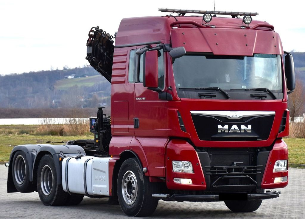 MAN TGX 28.480 Sattelzugmaschine + HMF 2120 K5/FUNK - Sunkvežimis su kranu: foto 4 MAN TGX 28.480 Sattelzugmaschine + HMF 2120 K5/FUNK - Sunkvežimis su kranu: foto 4