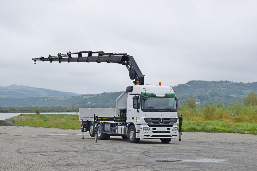 Mercedes-Benz ACTROS 2544 * HIAB 377 E - 8 HIPRO + FUNK* TOP - Sunkvežimis su kranu, Platforminis/ Bortinis sunkvežimis: foto 2 Mercedes-Benz ACTROS 2544 * HIAB 377 E - 8 HIPRO + FUNK* TOP - Sunkvežimis su kranu, Platforminis/ Bortinis sunkvežimis: foto 2