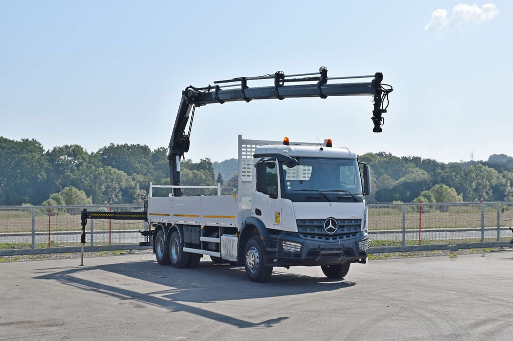 Mercedes-Benz ACTROS 2636 *HIAB X-HIDUO 188 ES-4/FUNK + * 6x4 Mercedes-Benz AROCS 2636 *HIAB X-HIDUO 188 ES-4/FUNK + * 6x4 - Sunkvežimis su kranu, Platforminis/ Bortinis sunkvežimis: foto 2 Mercedes-Benz ACTROS 2636 *HIAB X-HIDUO 188 ES-4/FUNK + * 6x4 Mercedes-Benz AROCS 2636 *HIAB X-HIDUO 188 ES-4/FUNK + * 6x4 - Sunkvežimis su kranu, Platforminis/ Bortinis sunkvežimis: foto 2