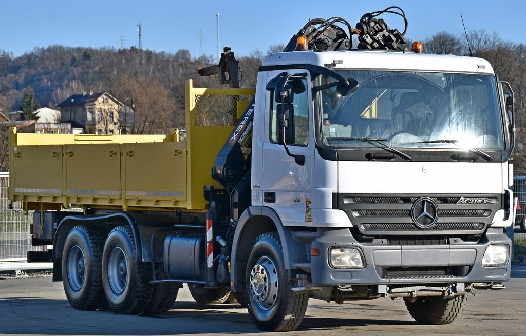 Mercedes-Benz ACTROS 2636 * TEREX 165.2E - A4 + FUNK/6x4 - Sunkvežimis su kranu, Savivartis sunkvežimis: foto 3 Mercedes-Benz ACTROS 2636 * TEREX 165.2E - A4 + FUNK/6x4 - Sunkvežimis su kranu, Savivartis sunkvežimis: foto 3