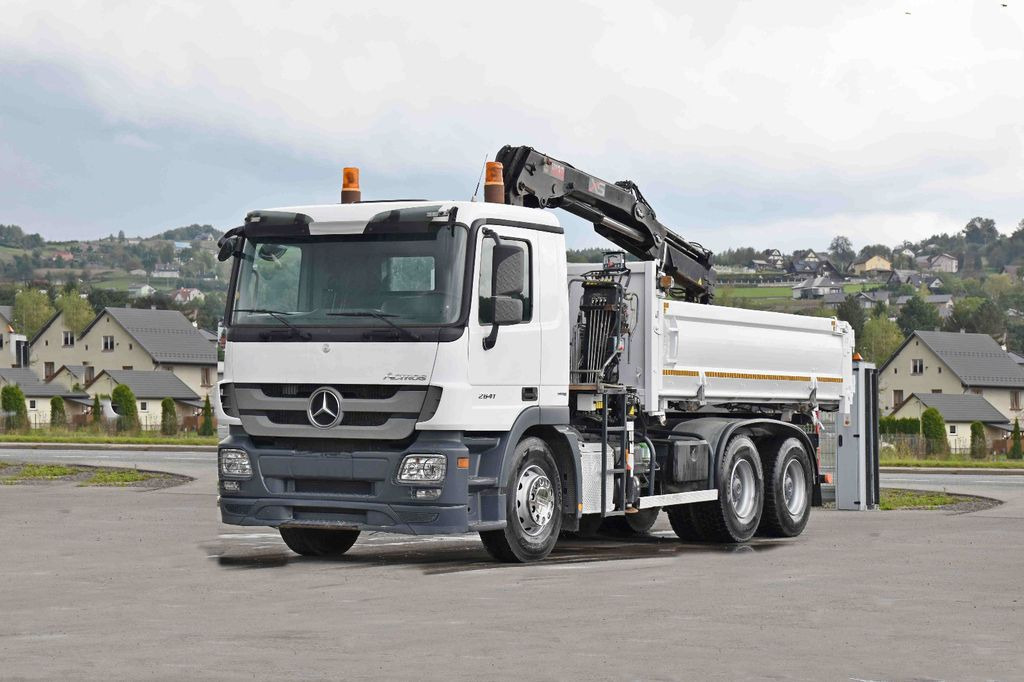 Mercedes-Benz ACTROS 2641 * HIAB 144 B-2 DUO * 6x4 *TOPZUSTAND - Savivartis sunkvežimis, Sunkvežimis su kranu: foto 2 Mercedes-Benz ACTROS 2641 * HIAB 144 B-2 DUO * 6x4 *TOPZUSTAND - Savivartis sunkvežimis, Sunkvežimis su kranu: foto 2