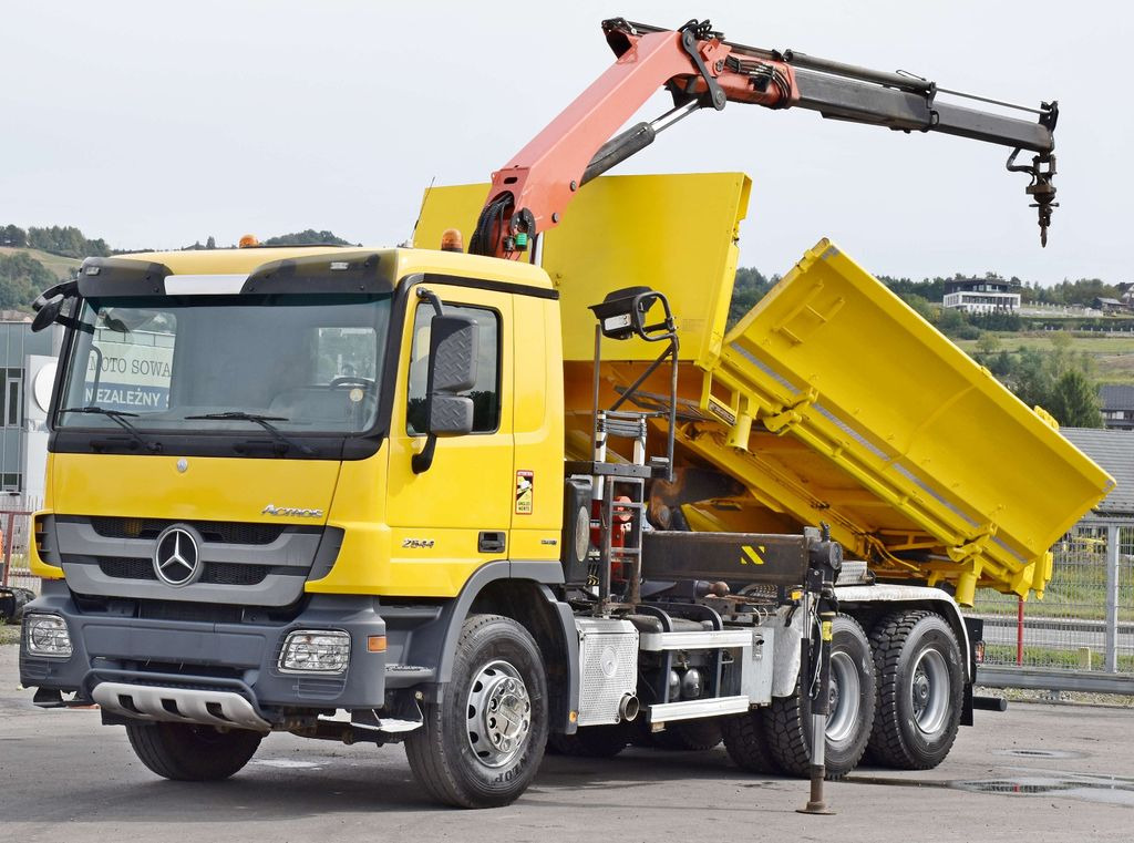 Mercedes-Benz ACTROS 2644 * PK 16001 - K A/FUNK * 6x4 - Sunkvežimis su kranu, Savivartis sunkvežimis: foto 3 Mercedes-Benz ACTROS 2644 * PK 16001 - K A/FUNK * 6x4 - Sunkvežimis su kranu, Savivartis sunkvežimis: foto 3