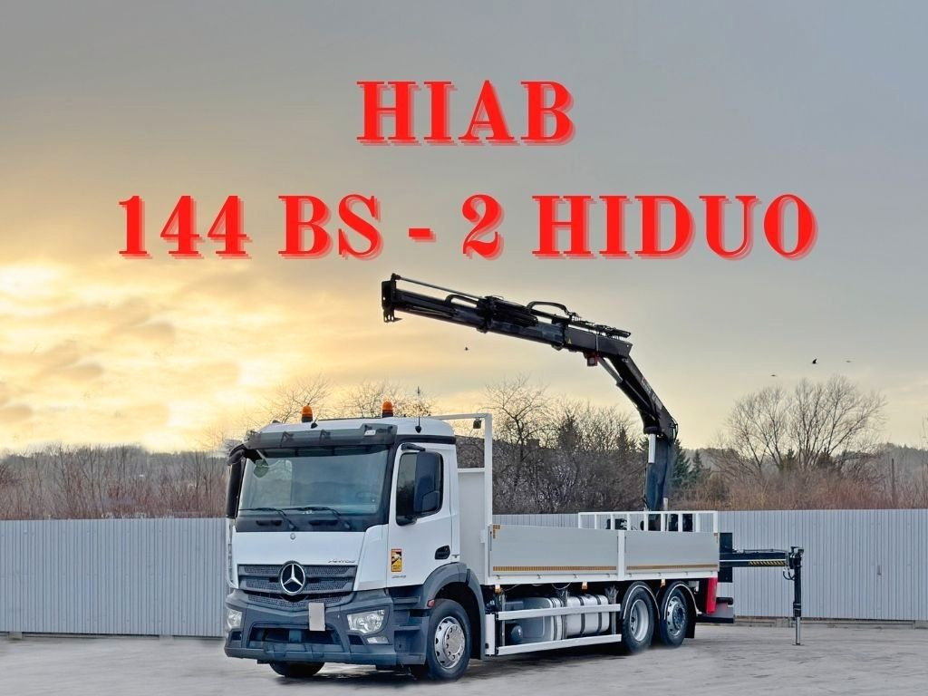Mercedes-Benz ANTOS 2543* HIAB 144 BS - 2 HIDUO /FUNK - Sunkvežimis su kranu: foto 1 Mercedes-Benz ANTOS 2543* HIAB 144 BS - 2 HIDUO /FUNK - Sunkvežimis su kranu: foto 1