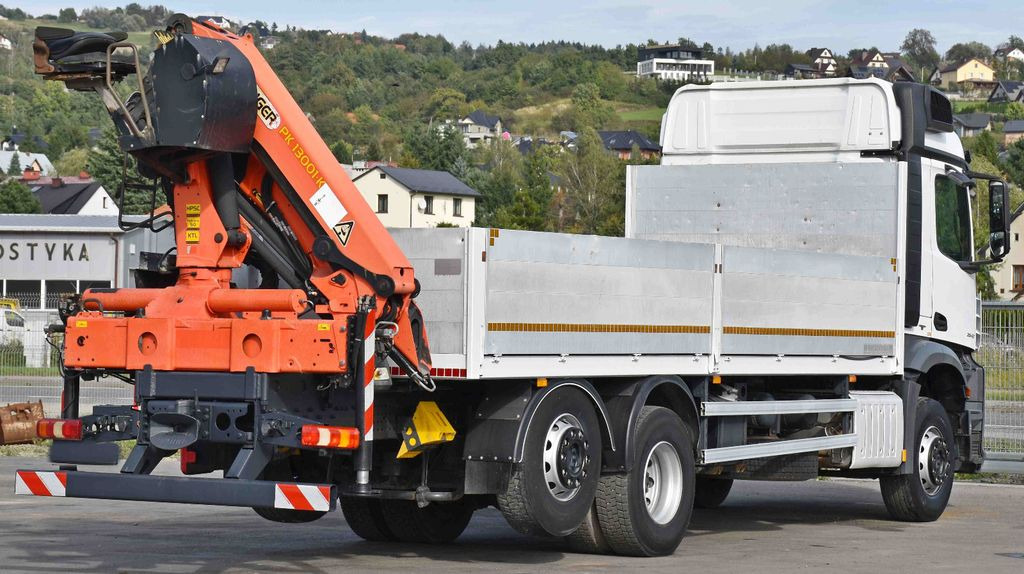 Sunkvežimis su kranu, Platforminis/ Bortinis sunkvežimis Mercedes-Benz AROCS 2542* PK 13001-K B* TOPZUSTAND: foto 6