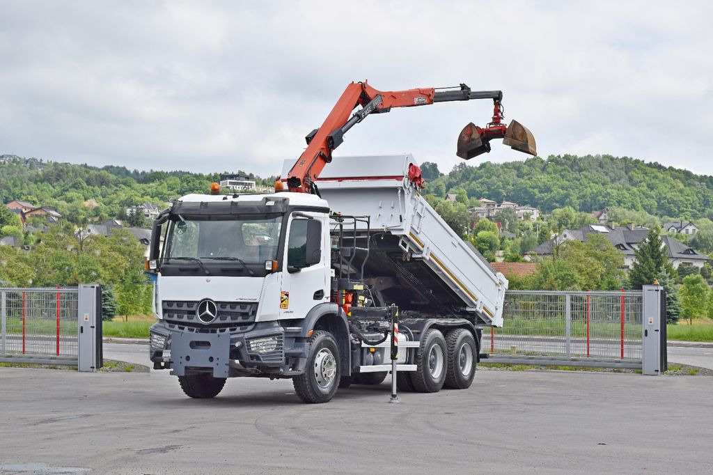 Mercedes-Benz AROCS 2635* FASSI F165AZ.0.22 + FUNK * 6x4 - Sunkvežimis su kranu, Savivartis sunkvežimis: foto 2 Mercedes-Benz AROCS 2635* FASSI F165AZ.0.22 + FUNK * 6x4 - Sunkvežimis su kranu, Savivartis sunkvežimis: foto 2