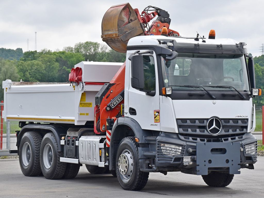Mercedes-Benz AROCS 2635* FASSI F165AZ.0.22 + FUNK * 6x4 - Sunkvežimis su kranu, Savivartis sunkvežimis: foto 4 Mercedes-Benz AROCS 2635* FASSI F165AZ.0.22 + FUNK * 6x4 - Sunkvežimis su kranu, Savivartis sunkvežimis: foto 4