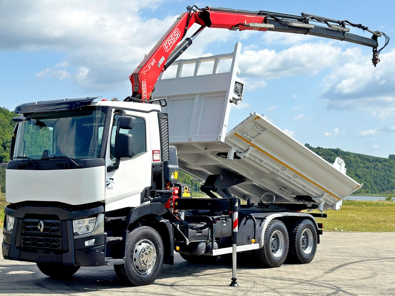 Renault C 430 * FASSI F165A.0.23 + FUNK * 6x4 - Savivartis sunkvežimis, Sunkvežimis su kranu: foto 3 Renault C 430 * FASSI F165A.0.23 + FUNK * 6x4 - Savivartis sunkvežimis, Sunkvežimis su kranu: foto 3