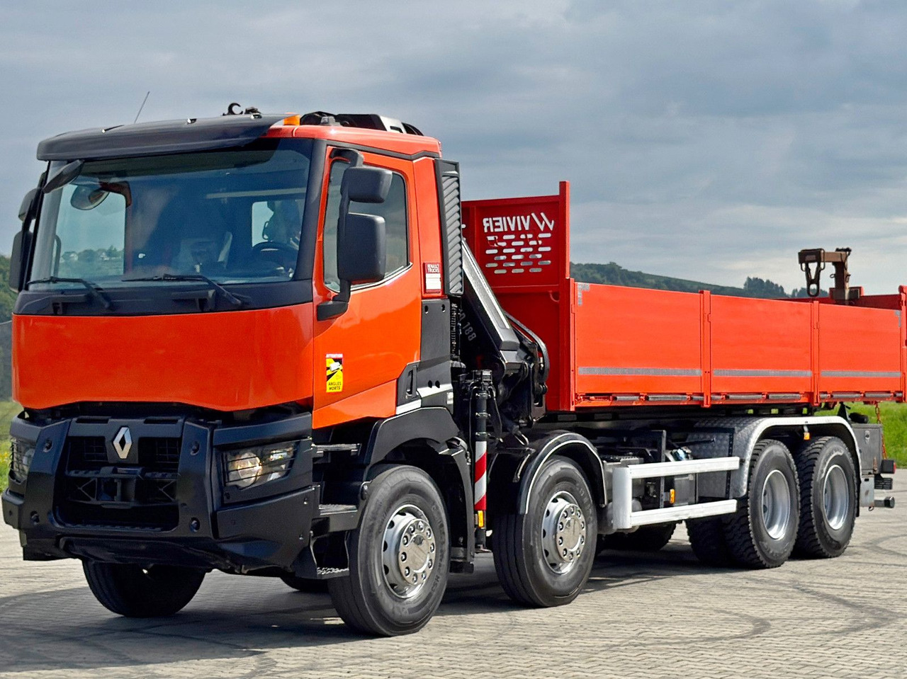 Renault C 430 *KIPPER 6,80m* HIAB X-HIDUO 188 ES-4 * 8x4 - Savivartis sunkvežimis, Sunkvežimis su kranu: foto 4 Renault C 430 *KIPPER 6,80m* HIAB X-HIDUO 188 ES-4 * 8x4 - Savivartis sunkvežimis, Sunkvežimis su kranu: foto 4