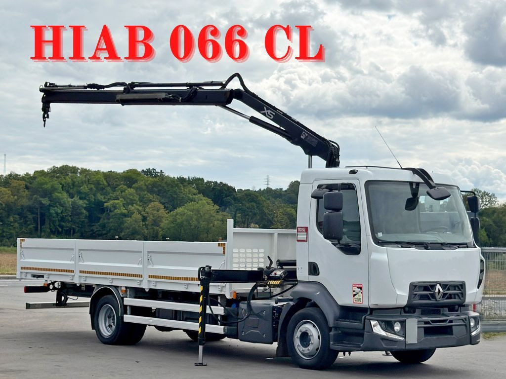 Renault D12.210 * HIAB 066 CL * TOPZUSTAND - Sunkvežimis su kranu: foto 1 Renault D12.210 * HIAB 066 CL * TOPZUSTAND - Sunkvežimis su kranu: foto 1