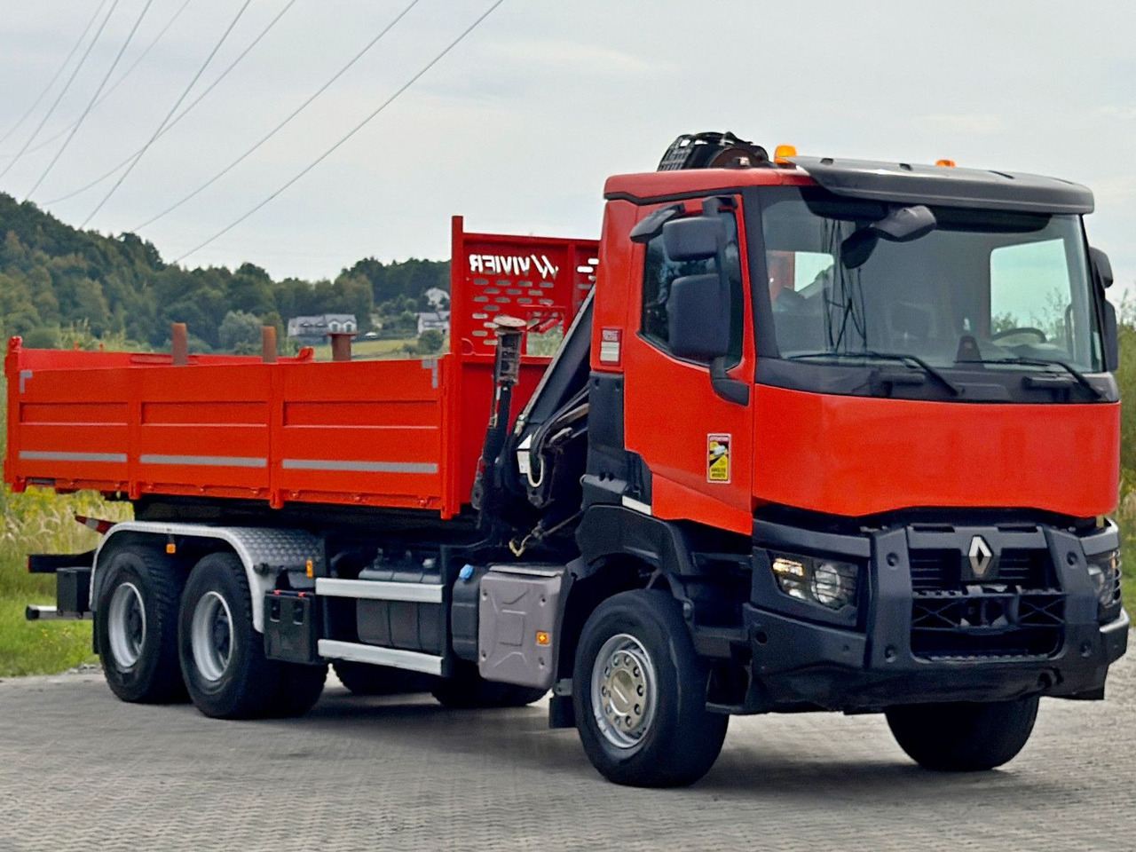 Renault K 380 * HIAB 144 BS - 3 HIDUO + FUNK * 6x4 * TOP - Sunkvežimis su kranu: foto 4 Renault K 380 * HIAB 144 BS - 3 HIDUO + FUNK * 6x4 * TOP - Sunkvežimis su kranu: foto 4