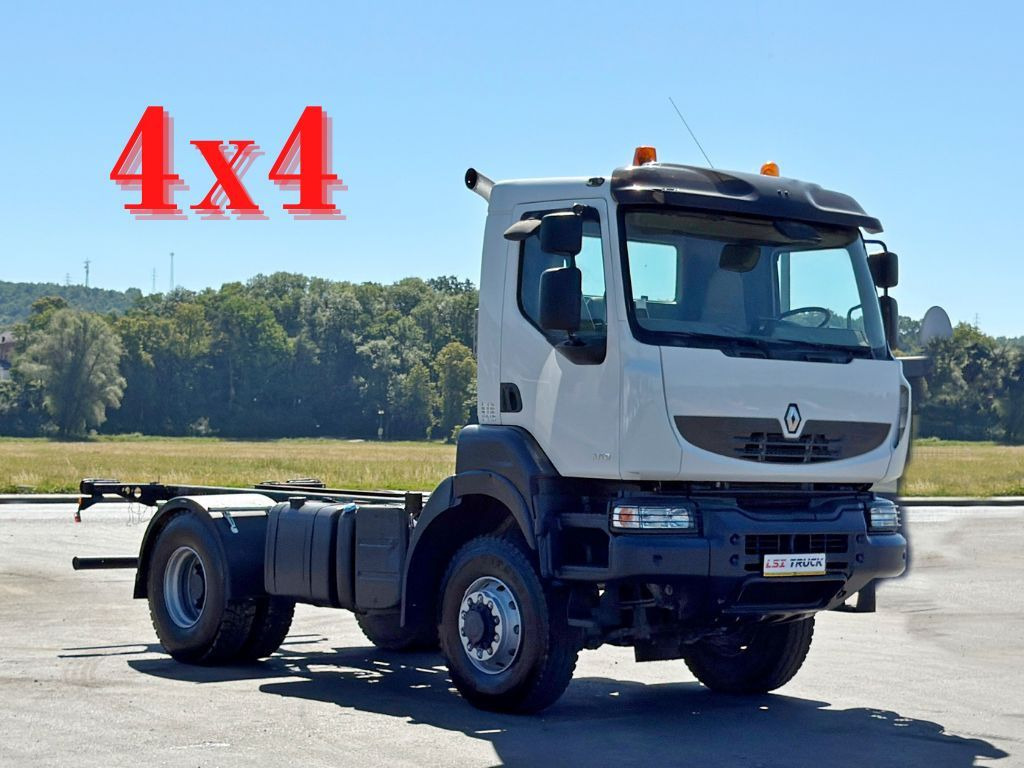 Renault KERAX 370 * FAHRGESTELL 4,55 m / 4x4*TOPZUSTAND - Važiuoklės sunkvežimis: foto 1 Renault KERAX 370 * FAHRGESTELL 4,55 m / 4x4*TOPZUSTAND - Važiuoklės sunkvežimis: foto 1