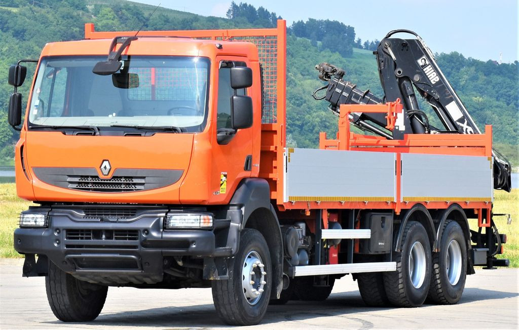 Renault KERAX 410 * HIAB 144 B-3 HIDUO / 6x4 * TOP Renault KERAX 410 * HIAB 144 B-3 HIDUO / 6x4 * TOP - Sunkvežimis su kranu, Platforminis/ Bortinis sunkvežimis: foto 4 Renault KERAX 410 * HIAB 144 B-3 HIDUO / 6x4 * TOP Renault KERAX 410 * HIAB 144 B-3 HIDUO / 6x4 * TOP - Sunkvežimis su kranu, Platforminis/ Bortinis sunkvežimis: foto 4