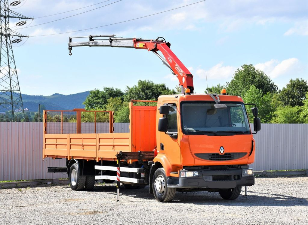 Renault MIDLUM 220 DXI *PRITSCHE 7,20m *FASSI F80A.23 - Sunkvežimis su kranu: foto 1 Renault MIDLUM 220 DXI *PRITSCHE 7,20m *FASSI F80A.23 - Sunkvežimis su kranu: foto 1