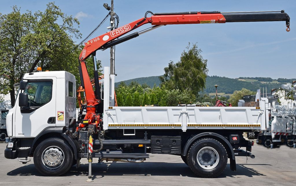 Renault MIDLUM 300 DXI * FASSI F105A.0.21 + PILOT* TOP - Sunkvežimis su kranu, Savivartis sunkvežimis: foto 5 Renault MIDLUM 300 DXI * FASSI F105A.0.21 + PILOT* TOP - Sunkvežimis su kranu, Savivartis sunkvežimis: foto 5