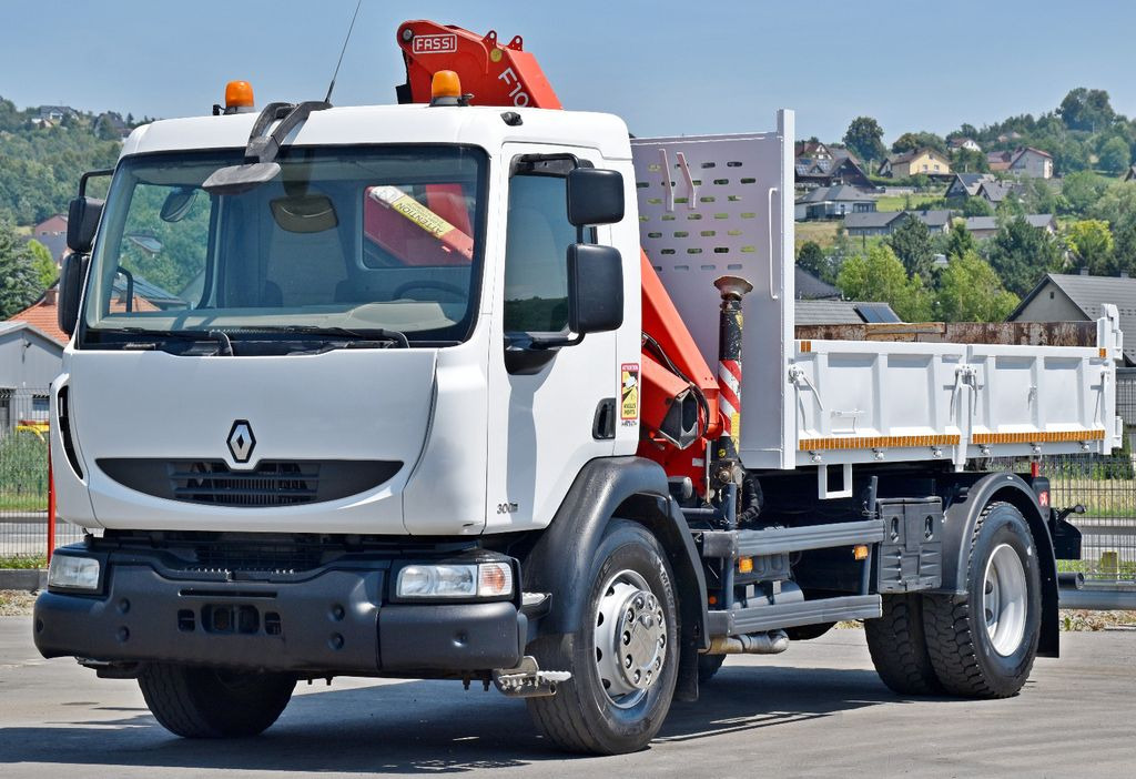 Renault MIDLUM 300 DXI * FASSI F105A.0.21 + PILOT* TOP - Sunkvežimis su kranu, Savivartis sunkvežimis: foto 4 Renault MIDLUM 300 DXI * FASSI F105A.0.21 + PILOT* TOP - Sunkvežimis su kranu, Savivartis sunkvežimis: foto 4