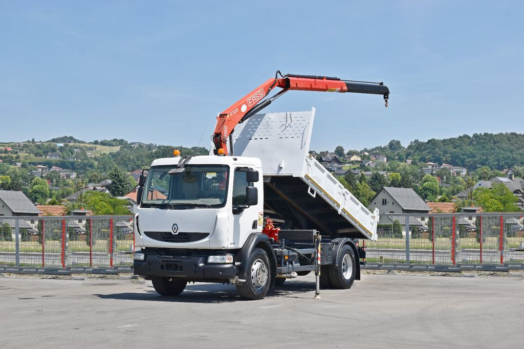 Renault MIDLUM 300 DXI * FASSI F105A.0.21 + PILOT* TOP - Sunkvežimis su kranu, Savivartis sunkvežimis: foto 2 Renault MIDLUM 300 DXI * FASSI F105A.0.21 + PILOT* TOP - Sunkvežimis su kranu, Savivartis sunkvežimis: foto 2