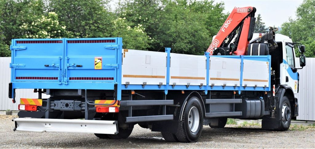Sunkvežimis su kranu, Platforminis/ Bortinis sunkvežimis Renault Premium 320 DXI* FASSI F130AC.23 * FUNK: foto 7