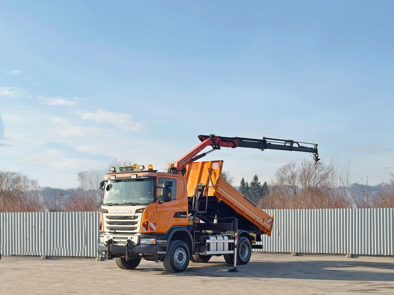 Scania G 360 * KIPPER 4,15m * PALFINGER PK 11002/ 4x4 - Sunkvežimis su kranu: foto 2 Scania G 360 * KIPPER 4,15m * PALFINGER PK 11002/ 4x4 - Sunkvežimis su kranu: foto 2