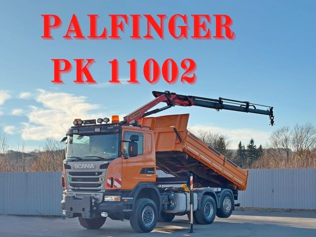Scania G 360 * KIPPER 4,60m * PALFINGER PK 11002/ 4x4 - Sunkvežimis su kranu: foto 1 Scania G 360 * KIPPER 4,60m * PALFINGER PK 11002/ 4x4 - Sunkvežimis su kranu: foto 1