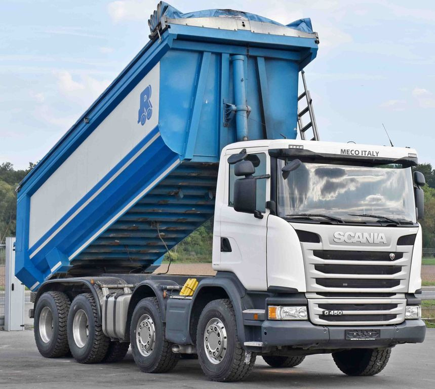 Scania G 450 * Kipper * TOPZUSTAND / 8x4 Scania G 450 * Kipper * TOPZUSTAND / 8x4 - Savivartis sunkvežimis: foto 4 Scania G 450 * Kipper * TOPZUSTAND / 8x4 Scania G 450 * Kipper * TOPZUSTAND / 8x4 - Savivartis sunkvežimis: foto 4