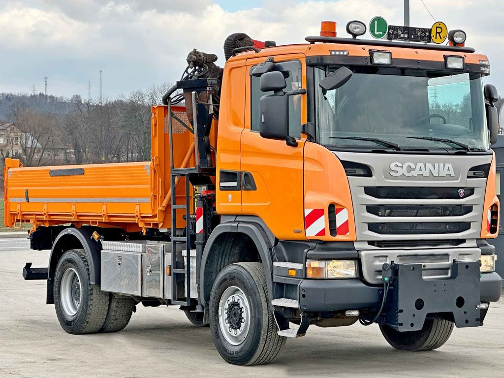 Scania G360 Kipper 4,10m *PK 11002 B + FUNK *4x4 Scania G360 Kipper 4,10m *PK 11002 B + FUNK *4x4 - Savivartis sunkvežimis, Sunkvežimis su kranu: foto 4 Scania G360 Kipper 4,10m *PK 11002 B + FUNK *4x4 Scania G360 Kipper 4,10m *PK 11002 B + FUNK *4x4 - Savivartis sunkvežimis, Sunkvežimis su kranu: foto 4
