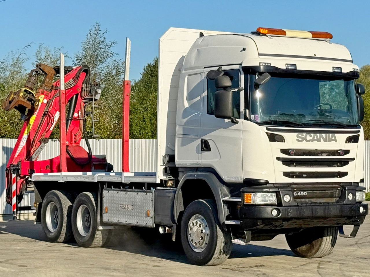 Scania G490* HOLZTRANSPORTER * PENZ 12Z8.70* 6x6 - Sunkvežimis su kranu: foto 4 Scania G490* HOLZTRANSPORTER * PENZ 12Z8.70* 6x6 - Sunkvežimis su kranu: foto 4
