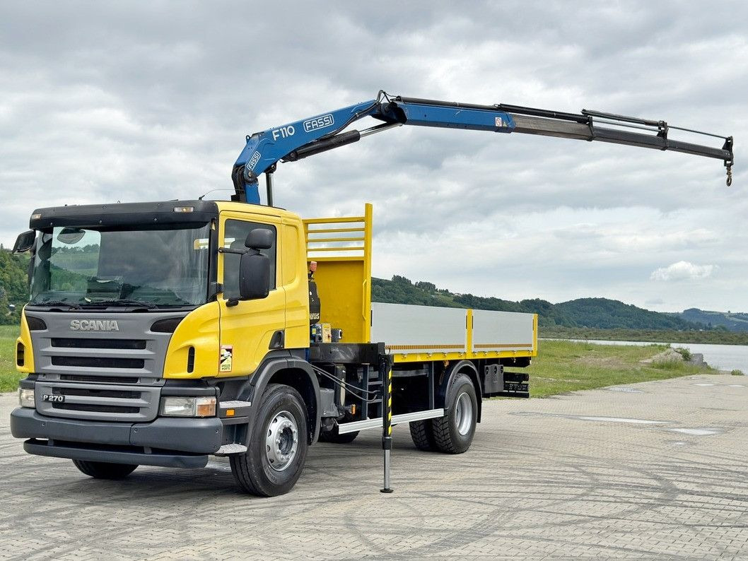 Scania P 270 * FASSI F110A.23 + FUNK * TOPZUSTAND - Sunkvežimis su kranu: foto 2 Scania P 270 * FASSI F110A.23 + FUNK * TOPZUSTAND - Sunkvežimis su kranu: foto 2
