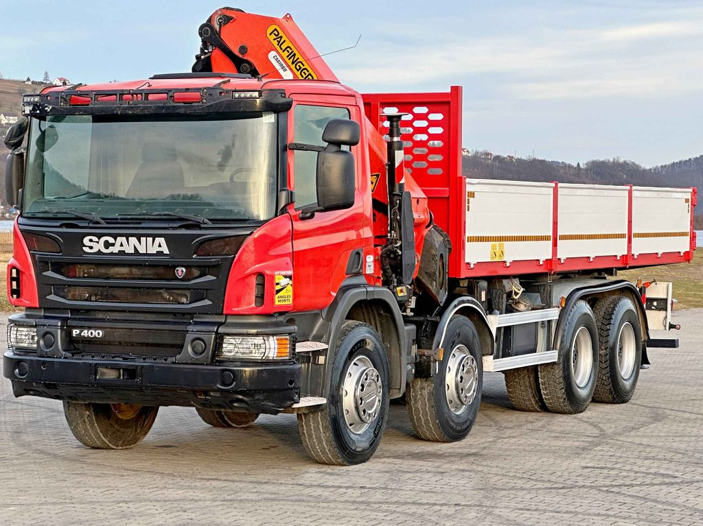 Scania P 400 Kipper 6,80 m * PK 33002-EH D + FUNK * 8x4 - Sunkvežimis su kranu, Savivartis sunkvežimis: foto 3 Scania P 400 Kipper 6,80 m * PK 33002-EH D + FUNK * 8x4 - Sunkvežimis su kranu, Savivartis sunkvežimis: foto 3