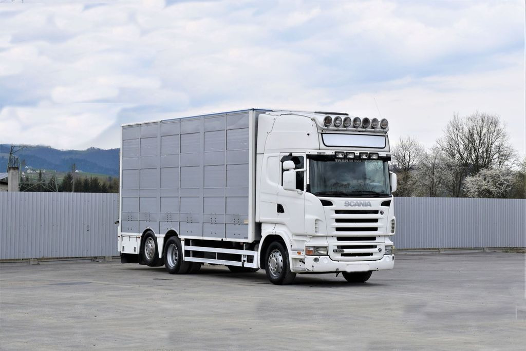 Scania R 500 TIERTRANSPORTWAGEN 7,10m / 4STOCK - Gyvulių pervežimo sunkvežimis: foto 2 Scania R 500 TIERTRANSPORTWAGEN 7,10m / 4STOCK - Gyvulių pervežimo sunkvežimis: foto 2