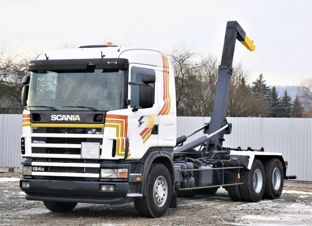 Scania R124 470 Abrollkipper *6x2* Top Zustand ! - Hook-lift sunkvežimis: foto 2 Scania R124 470 Abrollkipper *6x2* Top Zustand ! - Hook-lift sunkvežimis: foto 2